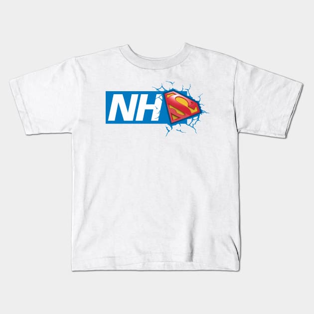 Super NHS Kids T-Shirt by inkstyl